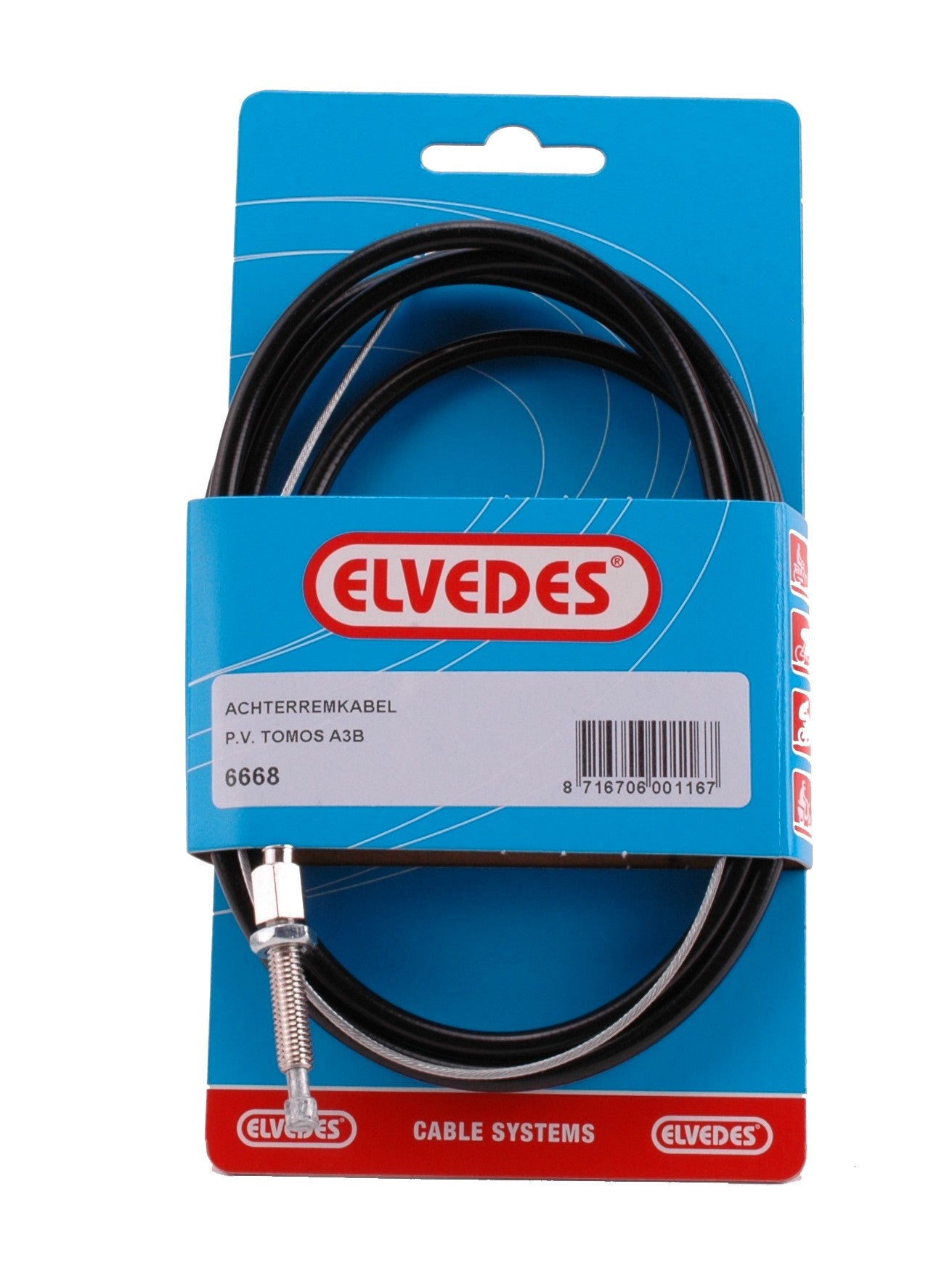 Achterremkabel Elvedes | Tomos A35