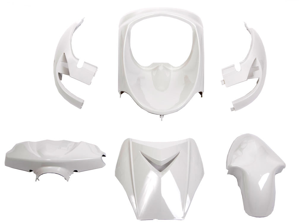 Kappenset Metallic Wit | Peugeot Vivacity (-'08)
