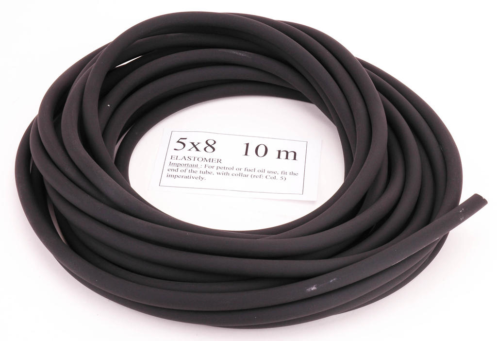 BENZINESLANG 5X8 RUBBER 10M