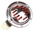 Claxon 12V DC Chroom Groot