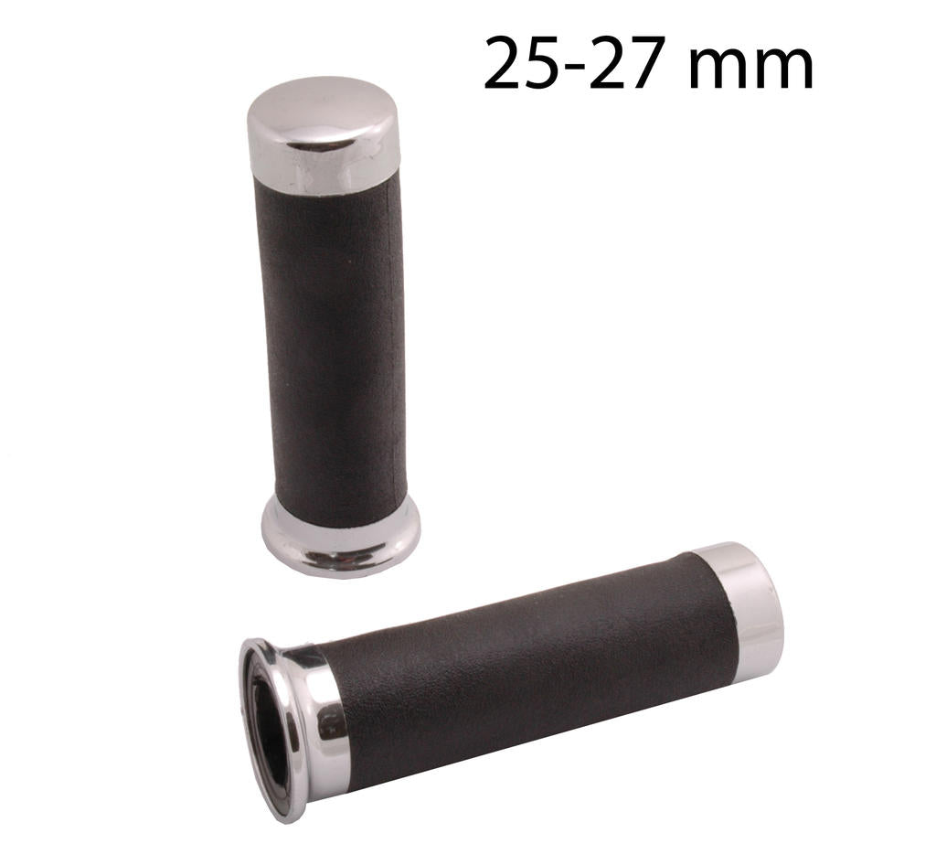 HANDVATEN CUSTOM 25-27MM ZWART-CHR