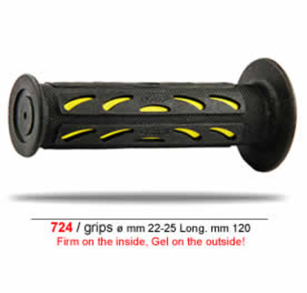 Handvaten Progrip 724 Zwart / Geel