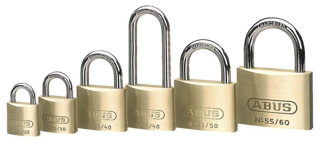 Hangslot ABUS Messing 65-25