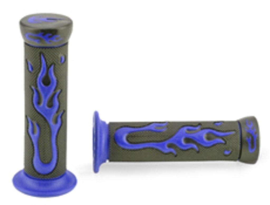 HANDVATEN VLAM ZWART-BLAUW