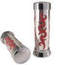 HANDVATEN IMI TRIBAL CHROOM - ROOD