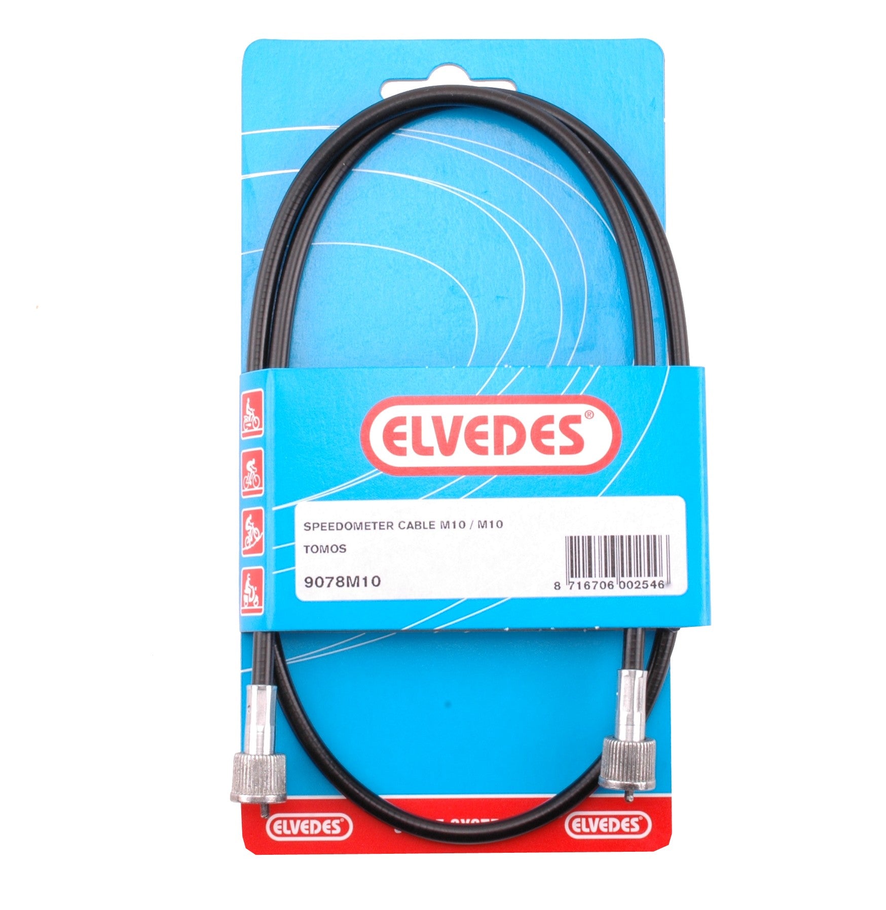 Elvedes vdo kabel 78cm org. tomos tellerkabel