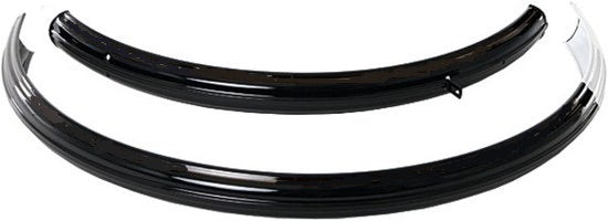 Spatborden set omafiets staal 28 inch zwart