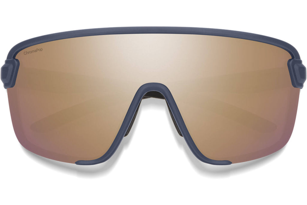 Smith - bobcat bril matte french navy chr rose gold mirror