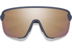 Smith - bobcat bril matte french navy chr rose gold mirror