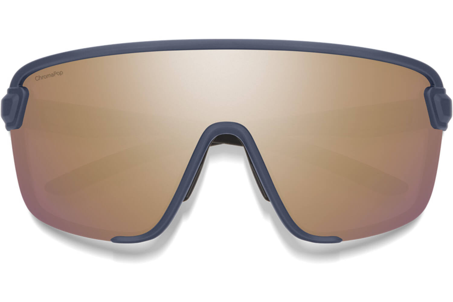 Smith - bobcat bril matte french navy chr rose gold mirror