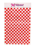 Diverse stickerset blokvlag rood