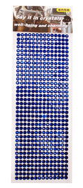 STICKER CRYSTAL BLAUW