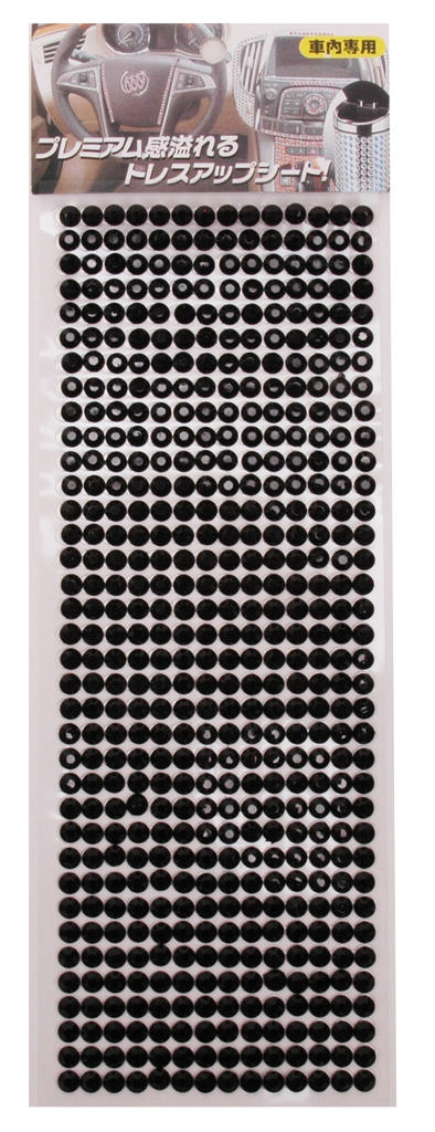 STICKER CRYSTAL ZWART