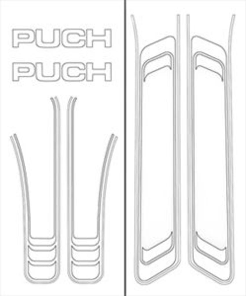 Falko 050211 : STICKERSET MAXI WIT PVC
