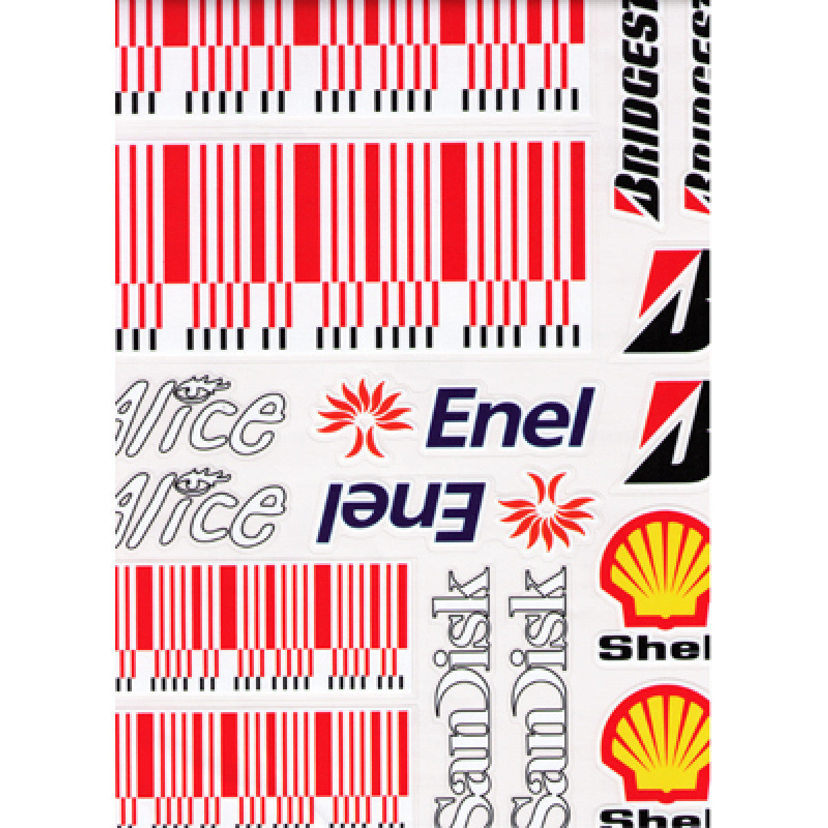 980946 RECLAME STICKERSET SPONSORKIT ALICE