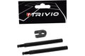 Trivio - ventielverlenger set zwart 70mm inclusief gereedschap