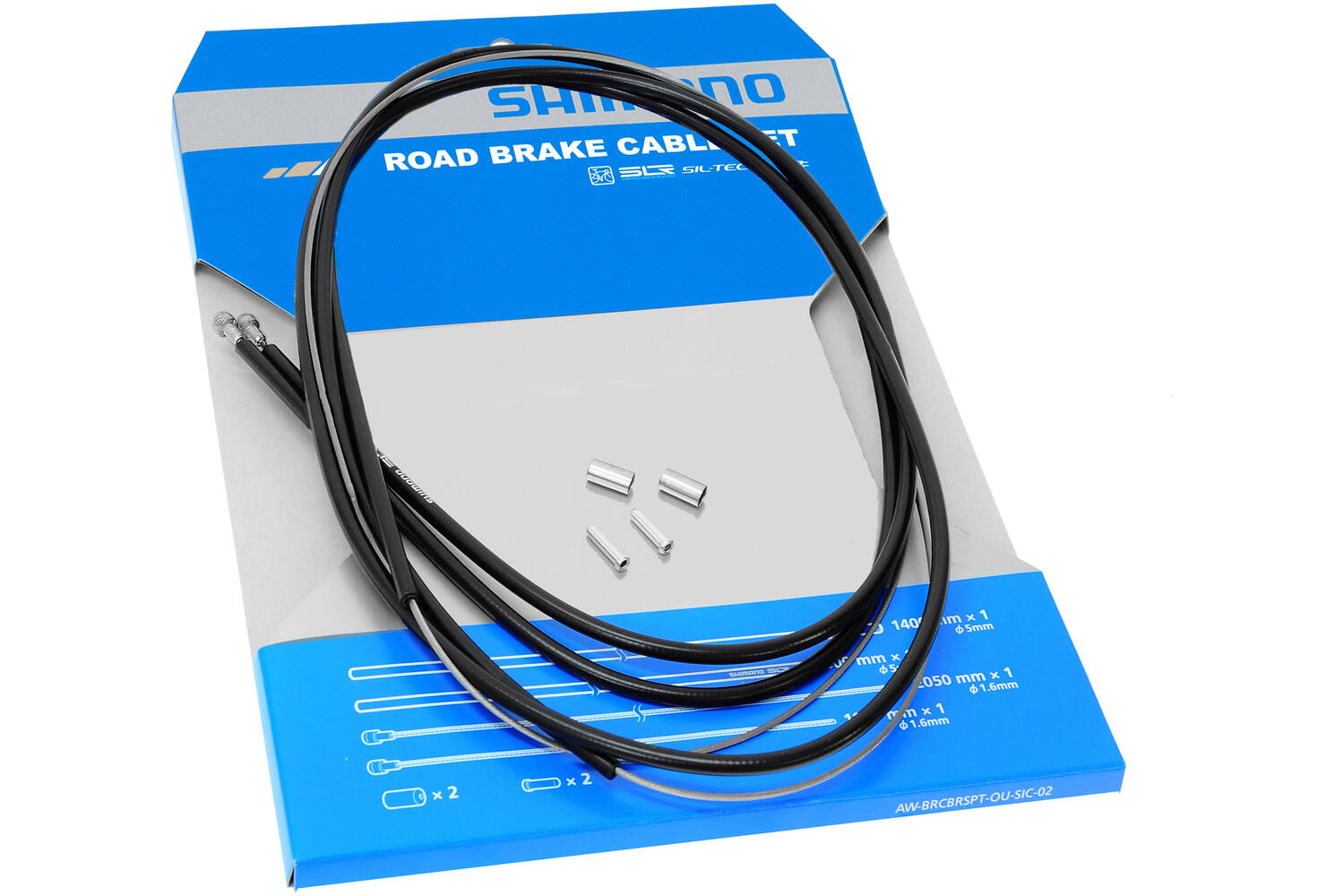 Shimano Rem kabelset race ptfe zwart