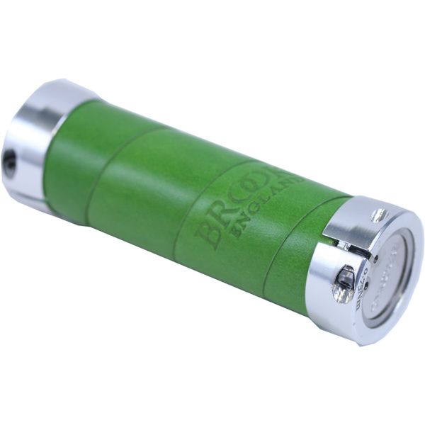 Brooks Handvat Slendergrip leer 100 mm groen per stuk