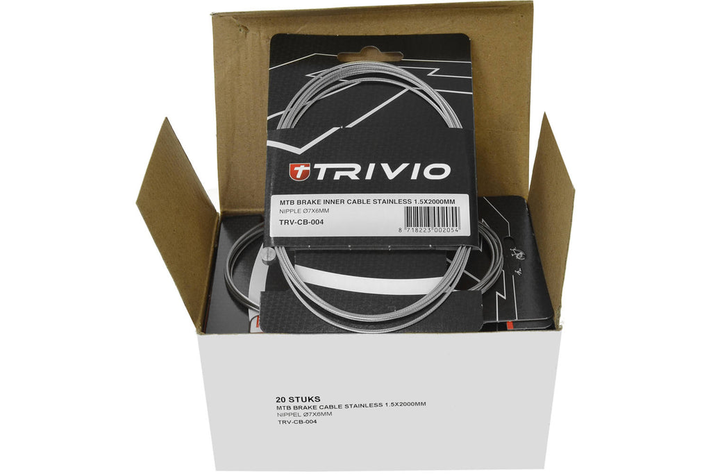 Trivio - mtb rem binnenkabel rvs 1.5x2000mm - 20 st.