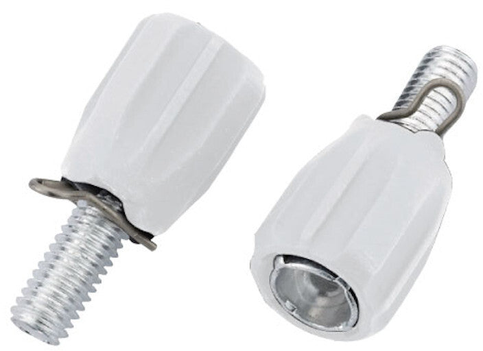 Jagwire stelboutjes m5 voor achter derailleur wit zakje 10 stuks