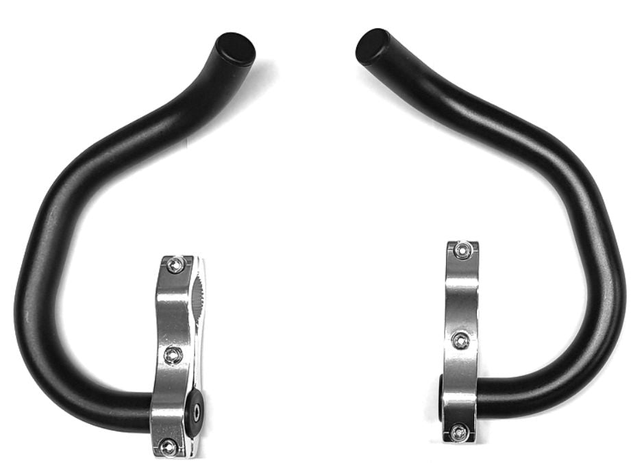 TranzX Tranzx set opzetstuur / triathlonstuur 22.2 mm zwart