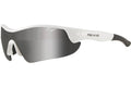 Trivio - fietsbril vento nova wit lens zwart mirror
