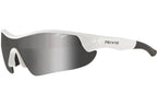 Trivio - fietsbril vento nova wit lens zwart mirror