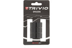 Trivio - spacer 15mm 1 1/8" aluminium zwart 3 stuks