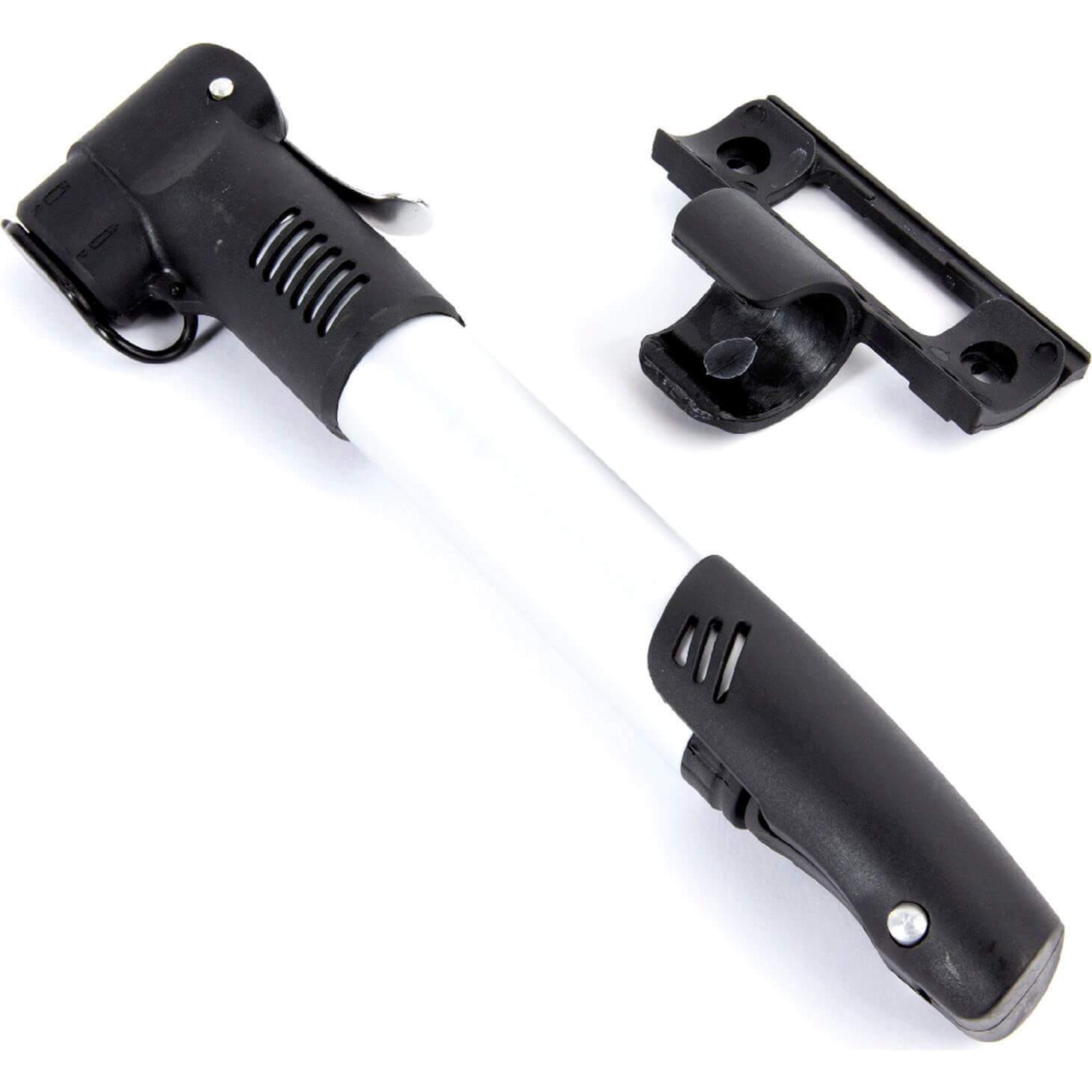 Mirage Mini pomp dualhead met frameklem uni zilver