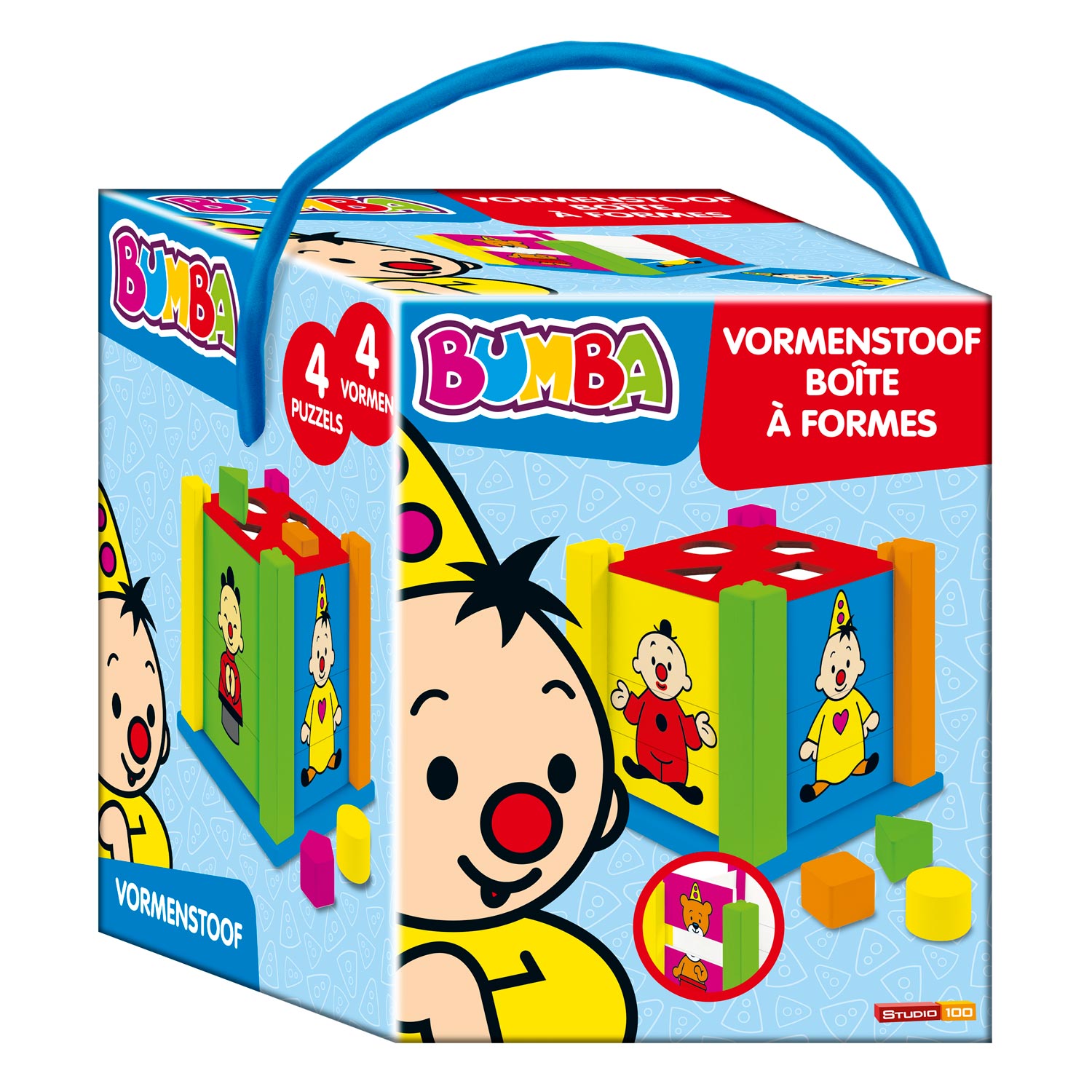 Studio 100 Houten Vormenstoof met Puzzels