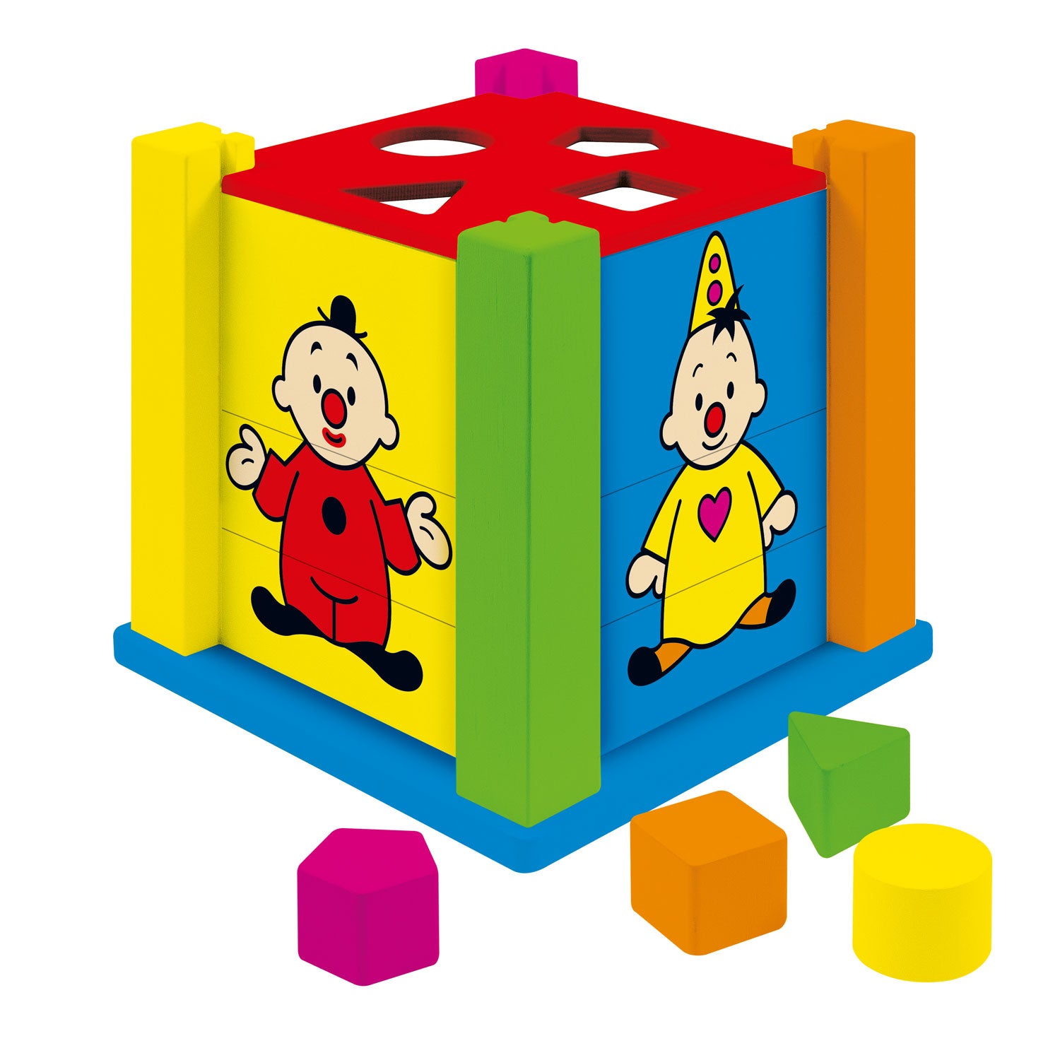Studio 100 Houten Vormenstoof met Puzzels