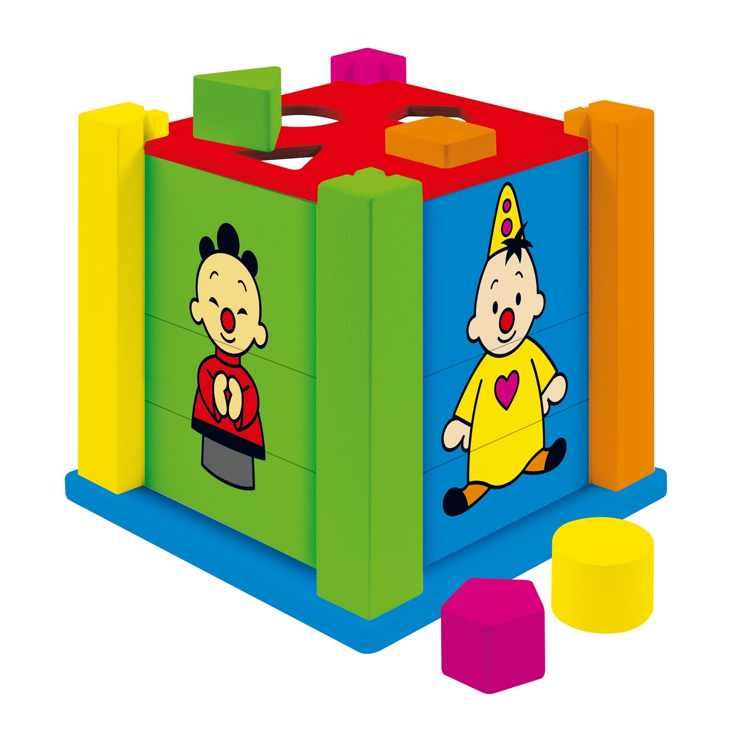 Studio 100 Houten Vormenstoof met Puzzels