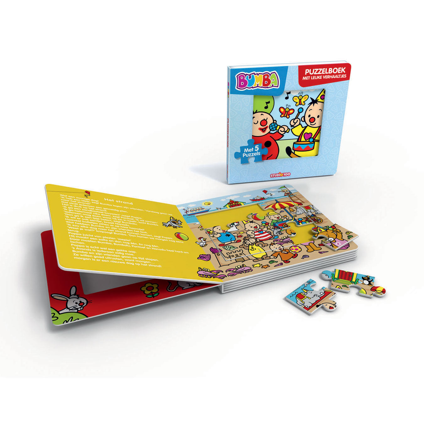 Studio 100 bumba puzzelboek met leuke verhaaltjes