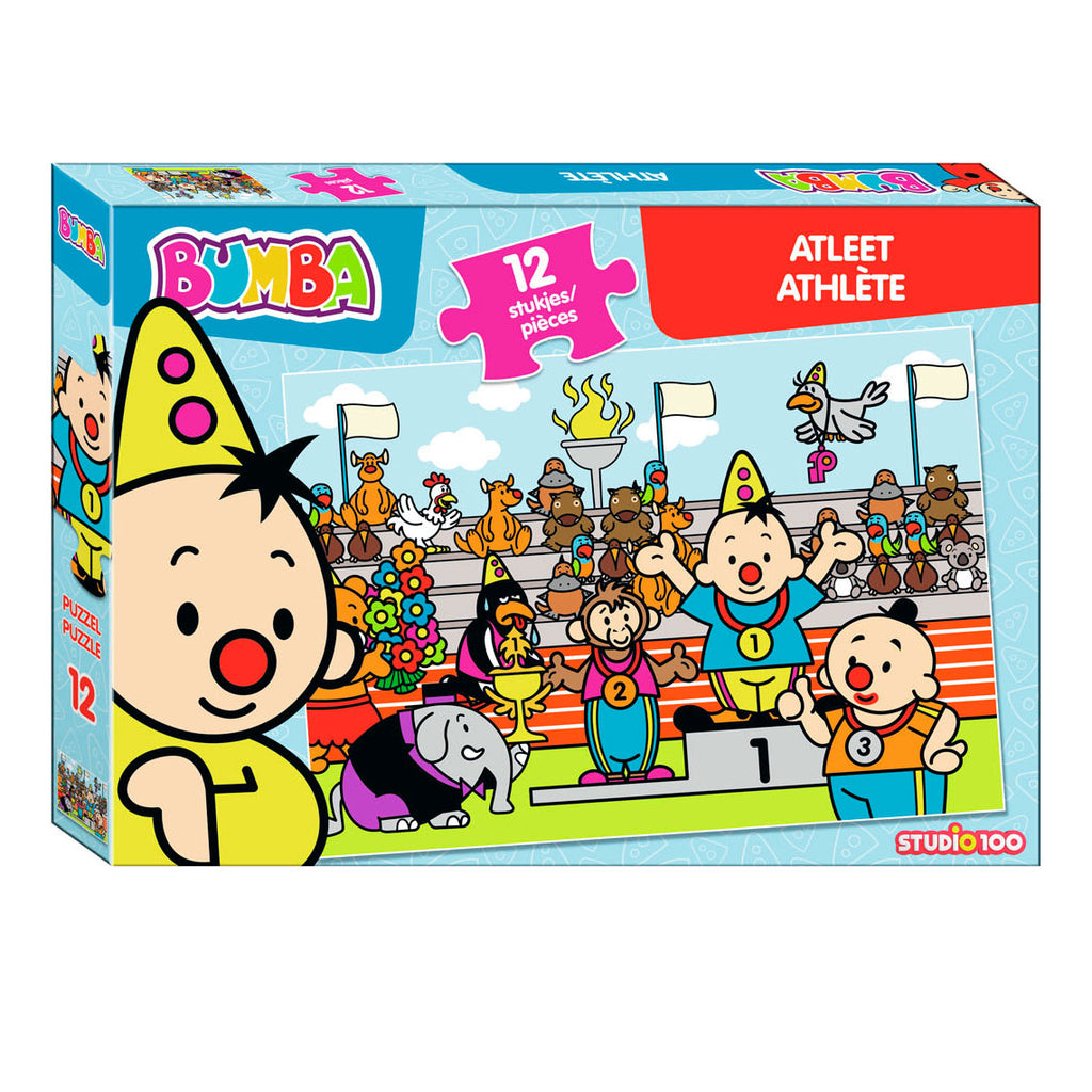 Studio 100 bumba puzzel atleet, 12st.