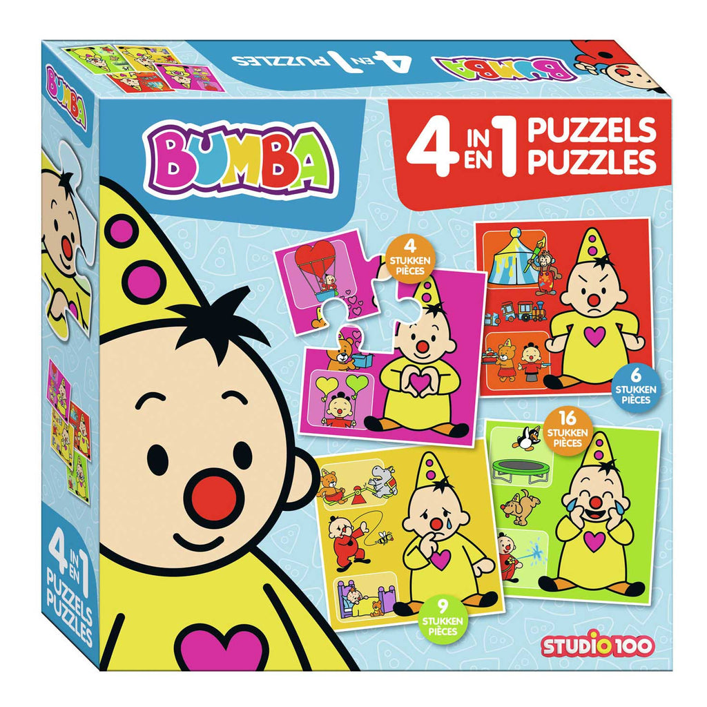 Studio 100 Puzzel, 4in1