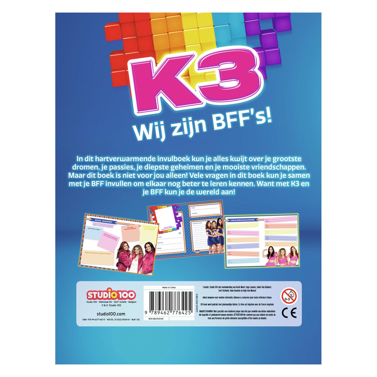 K3 bff invulboek