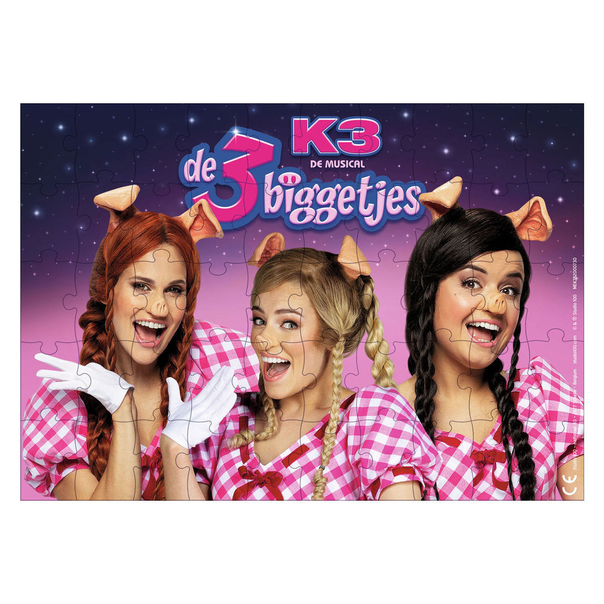 Studio 100 Puzzel 3 biggetjes, 50st.