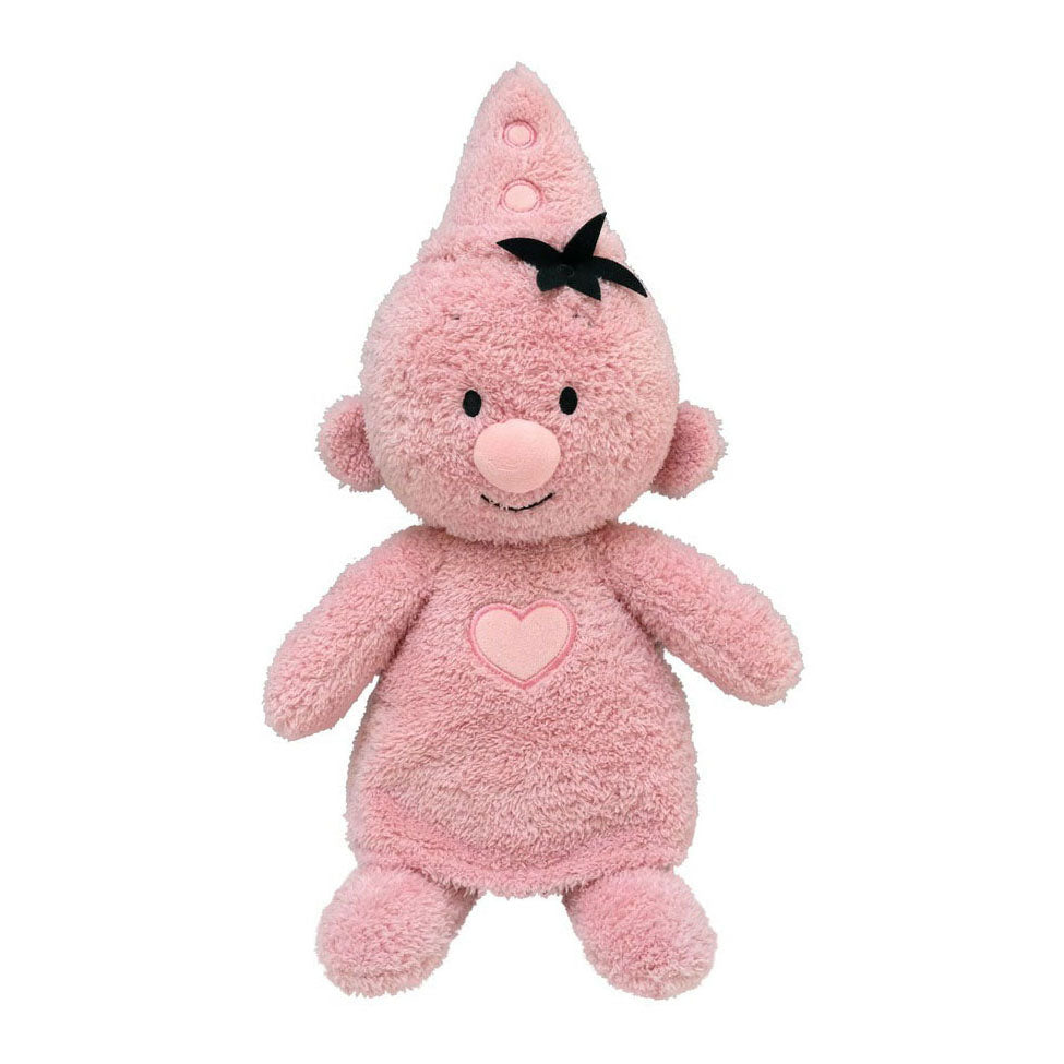 Bumba knuffel fluffy pluche - roze, 35cm