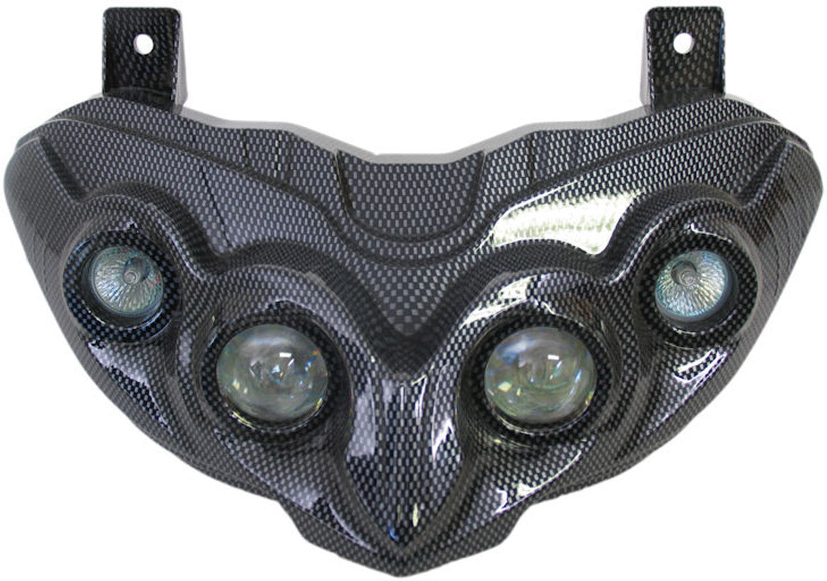 Koplamp Edge Gilera Runner Pro vanaf bouwjaar 2006 - carbon look