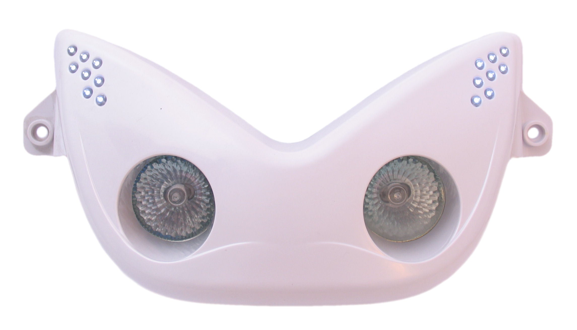 Edge Koplamp Yamaha Aerox / MBK halogeen met 8 LED's wit