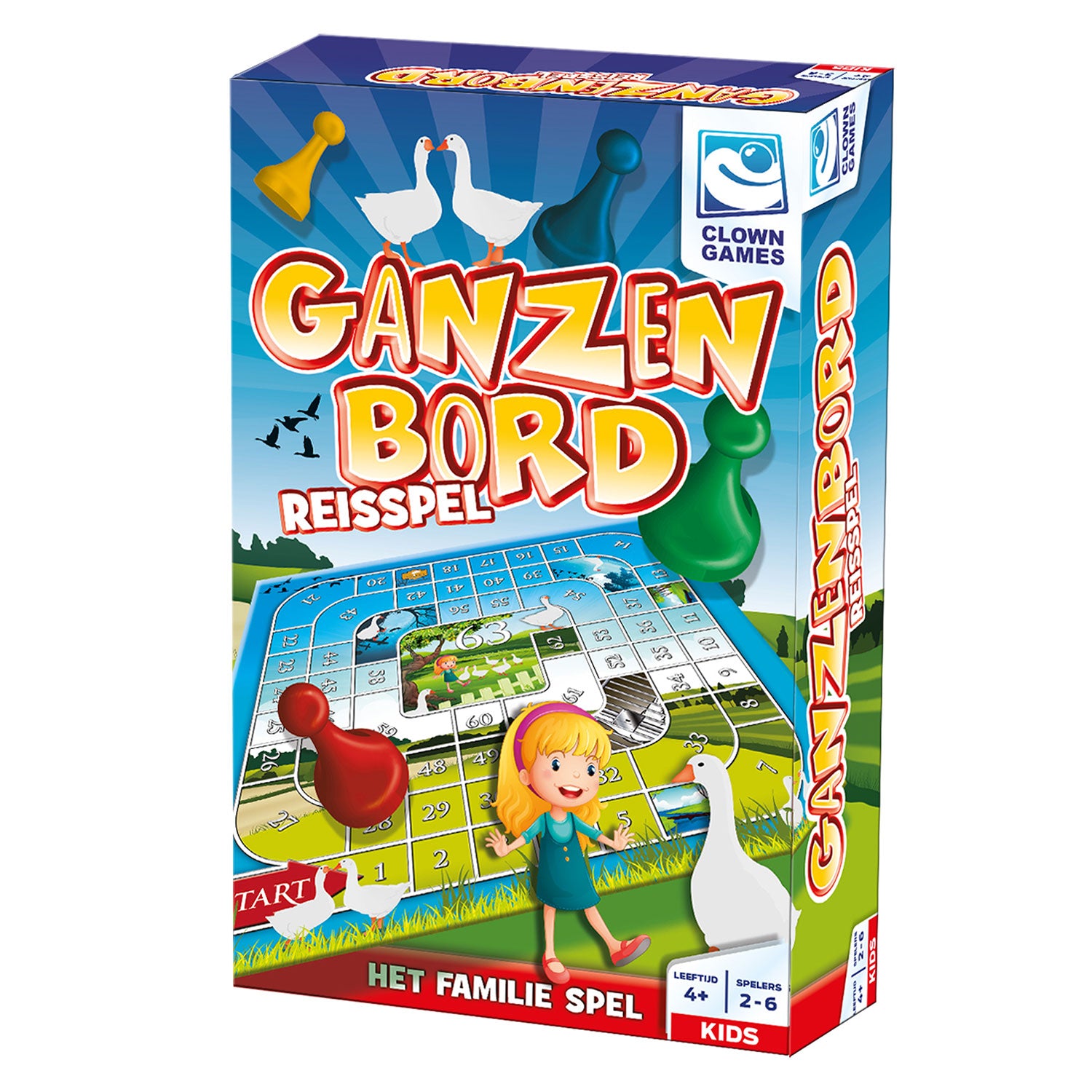 Van der meulen clown ganzenbord