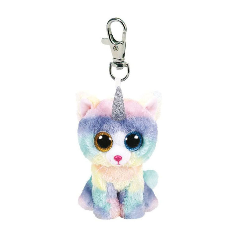 Ty beanie boo #039;s clip knuffel kat heather