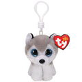 Ty beanie babies clip husky knuffel buff 7 cm