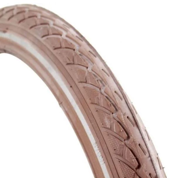 Deli tire buitenbanddeli 24x1.75 47-507 bruin reflectie