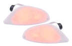 Knipperlichtset Vespa LX-50/125/150 White Line - links en rechts/achter