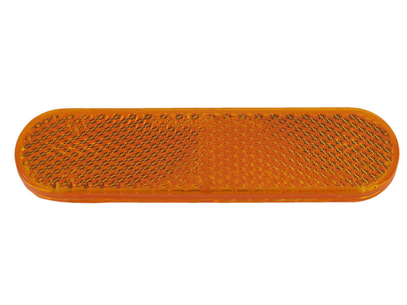 Reflector Zijscherm Piaggio Zip-2000,  Zip-SP, Vespa LX, S  Oranje 96x24mm