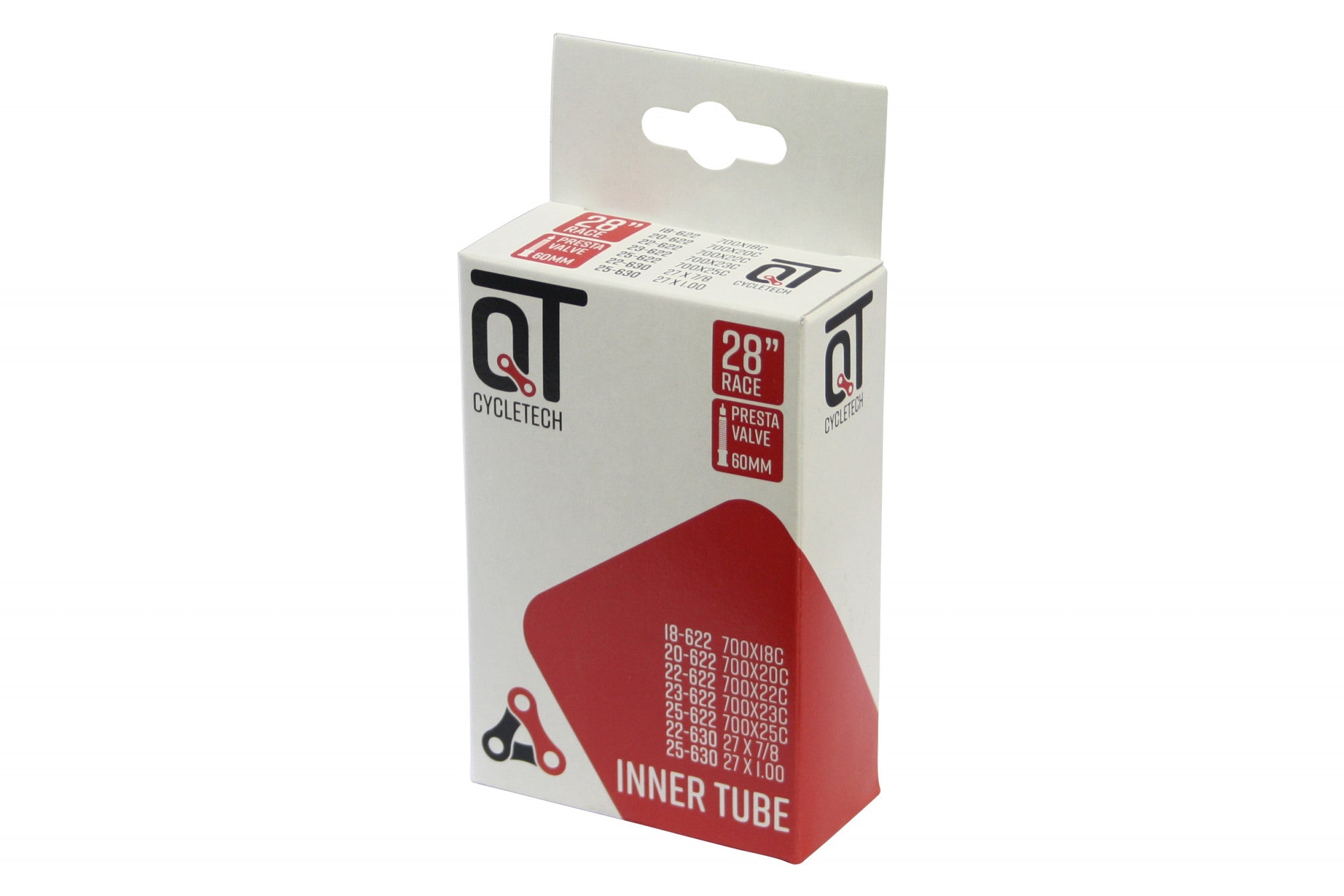 Qtcycletech Qt binnenband sv16 28 inch 28/32-622 28x1/4 sv 40 mm 2217388