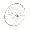 Sunrace voorwiel 28 sp. alu trek basic zilver uitval naaf