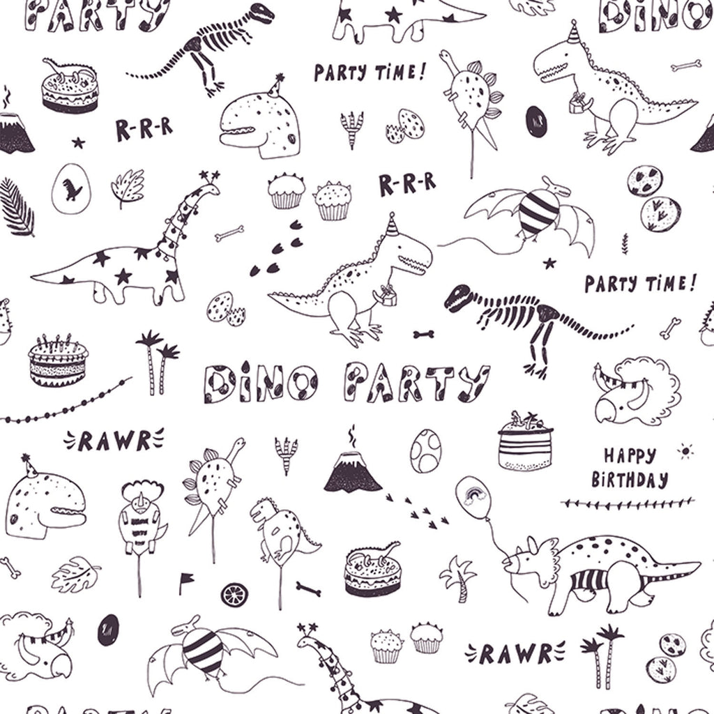 Rotolux Inpakpapier Inkleurbaar Party, 4 mtr.