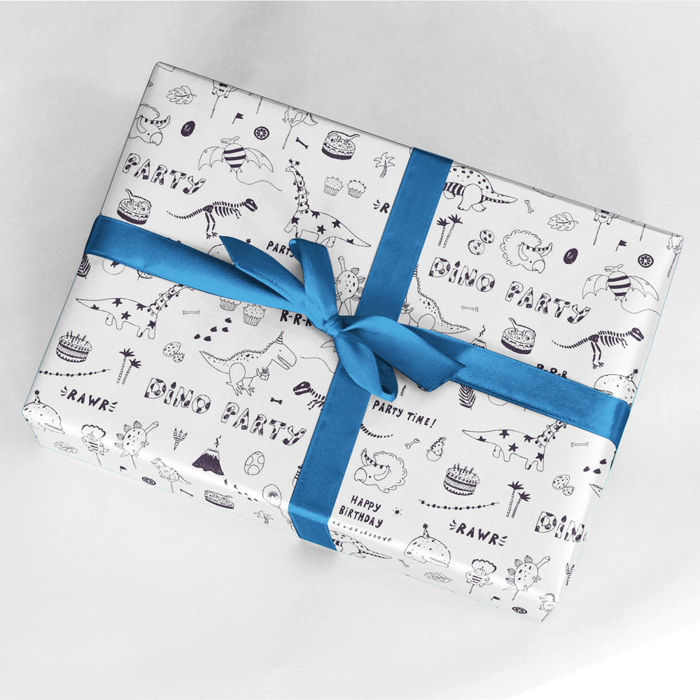 Rotolux Inpakpapier Inkleurbaar Party, 4 mtr.